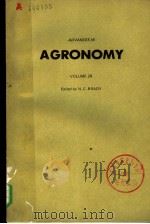 AGRONOMY  VOLUME 29     PDF电子版封面    N.C.BRADY 