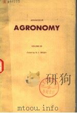 AGRONOMY  VOLUME 30     PDF电子版封面    N.C.BRADY 