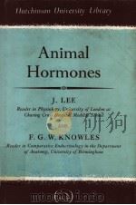 ANIMAL HORMONES   1965  PDF电子版封面     