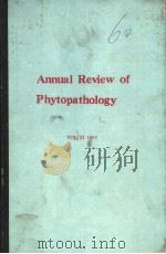 ANNUAL REVIEW OF PHYTOPATHOLOGY  VOLUME 31  1993（ PDF版）
