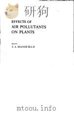 EFFECTS OF AIR POLLUTANTS ON PLANTS（ PDF版）