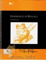 EXPERIENCES IN BIOLOGY  FIFTH EDITION     PDF电子版封面  007021767X   