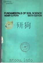 FUNDAMENTALS OF SOIL SCIENCE  SIXTH EDITION     PDF电子版封面     