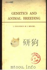 GENETICS AND ANIMAL BREEDING     PDF电子版封面     