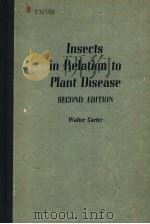 INSECTS IN RELATION TO PLANT DISEASE     PDF电子版封面  0417138495   