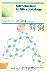 INTRODUCTION TO MICROBIOLOGY   1986  PDF电子版封面  0632008660  J.F.WILKINSON 