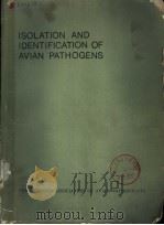 ISOLATION AND IDENTIFICATION OF AVIAN PATHOGENS（1975 PDF版）