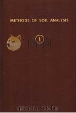 METHODS OF SOIL ANALYSIS     PDF电子版封面     