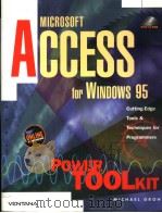 MICROSOFT ACCESS FOR WINDOWS 95 POWER TOOLKIT（ PDF版）