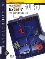 NEW PERSPECTIVES ON MICROSOFT EXCEL 7 FOR WINDOWS 95     PDF电子版封面  0760035415   