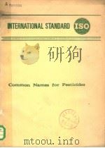 PEST CONTROL CHEMICALS AND PLANT GROWTH REGULATORS-PRINCIPLES FOR THE SELECTION OF COMMON NAMES   1976  PDF电子版封面     