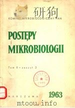 POSTEPY MIKROBIOLOGII  TOM 2  ZESZYT 2   1963  PDF电子版封面     