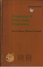 PRINCIPLES OF FIELD CROP FRODUCTION     PDF电子版封面    JOHN H.MARTIN 