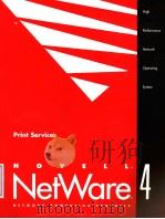 PRINT SERVICES  NOVELL   1994  PDF电子版封面     