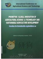 PROMOTING GLOBAL INNOVATION OF AGRICULTURAL SCIENCE & TECHNOLOGY AND SUSTAINABLE AGRICULTURE DEVELOP（ PDF版）
