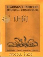 READINGS AND EXERCISES  BIOLOGICAL SCIENCES 101-102（ PDF版）
