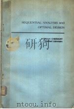 SEQUENTIAL ANALYSIS AND OPTIMAL DESIGN     PDF电子版封面     