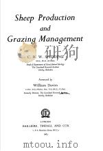 SHEEP PRODUCTION AND GRAZING MANAGEMENT     PDF电子版封面    C.R.W.SPEDDING 