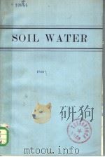 SOIL WATER     PDF电子版封面     