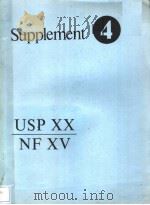 SUPPLEMENT  4  USP 20  NF 15     PDF电子版封面     