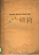 PESTICIDE RESEARCH REPORT 1973（1973 PDF版）