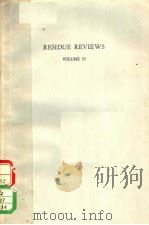 RESIDUE REVIEWS  VOLUME 55（1975 PDF版）