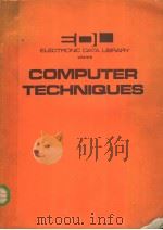 COMPUTER THCHNIQUES     PDF电子版封面     