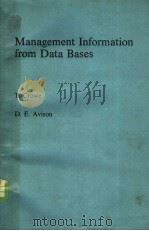MANAGEMENT INFORMATION FROM DATA BASES     PDF电子版封面    T.CROWE D.E.AVISON 