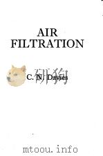 AIR FILTRATION     PDF电子版封面  0122056604  C.N.DAVIES 