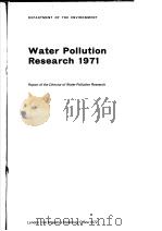 WATER POLLUTION RESEARCH 1971     PDF电子版封面     