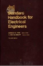 STANDARD HANDBOOK FOR ELECTRICAL ENGINEERS  ELEVENTH EDITION     PDF电子版封面  007020974X  DONALD G.FINK  H.WAYNE BEATY 