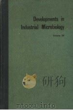 DEVELOPMENTS IN INDUSTRIAL MICROBIOLOGY（ PDF版）