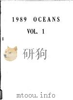 OCEANS'89  VOLUME 1     PDF电子版封面     