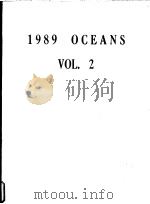 OCEANS'89  VOLUME 2     PDF电子版封面     