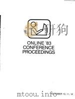 ONLINE'83 CONFERENCE PROCEEDINGS（1984 PDF版）