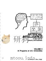 ARTIFICIAL INTELLIGENCE:A NEW TOOL FOR INDUSTRY AND BUSINESS  VOLUME 2  AI PROGRAMS AT U.S.UNIVERSIT   1973  PDF电子版封面     