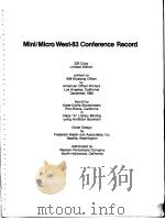MINI/MICRO WEST/83 CONFERENCE RECORD（ PDF版）