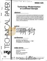 TECHNOLOGY MODERNIZATION AT LOCKHEED-GEORGIA     PDF电子版封面     