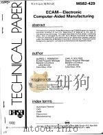 ECAM-ELECTRONIC COMPUTER-AIDED MANUFACTURING     PDF电子版封面     