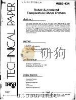 ROBOT AUTOMATED TEMPERATURE CHECK SYSTEM     PDF电子版封面     