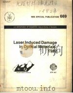 LASER INDUCED DAMAGE IN OPTICAL MATERIALS ：1982（ PDF版）