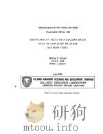 SURVIVABILITY TESTS ON A NUCLEAR WASTE CASK IN SIMULATED RAILROAD ACCIDENT FIRES   1983  PDF电子版封面    WILLIAM P.WRIGHT  JOHN A.ZOOK 