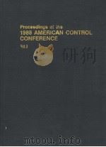 PROCEEDINGS OF THE 1988 AMERICAN CONTROL CONFERENCE  VOL.3     PDF电子版封面     