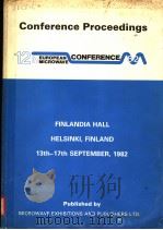 CONFERENCE PROCEEDINGS 12TH EUROPEA MICROWAVE（ PDF版）