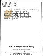 NUMERICAL STUDY OF A RAMJET DUMP COMBUSTOR FLOW FIELD     PDF电子版封面     