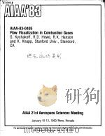 FLOW VISUALIZATION IN COMBUSTION GASES     PDF电子版封面     