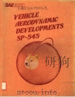 VEHICLE AERODYNAMIC DEVELOPMENTS SP-545（ PDF版）