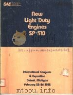 NEW LIGHT DUTY ENGINES SP-510     PDF电子版封面     