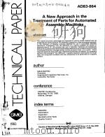 A NEW APPROACH IN THE TREATMENT OF PARTS FOR AUTOMATED ASSEMBLY MACHINES（ PDF版）