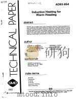 INDUCTION HEATING FOR WARM HEADING     PDF电子版封面     